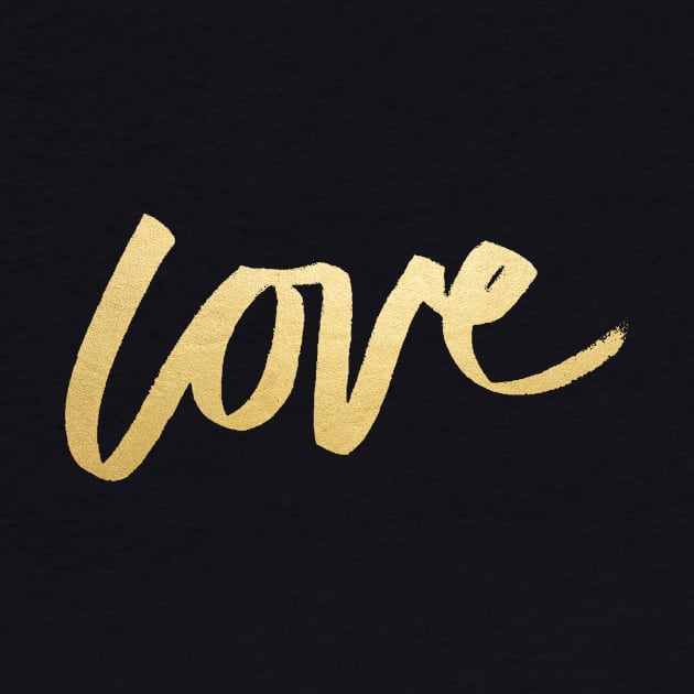 Love Gold Pink Type by evannave